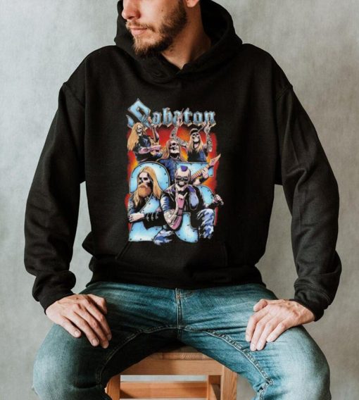 Sabaton 25th anniversary graphic merch shirt