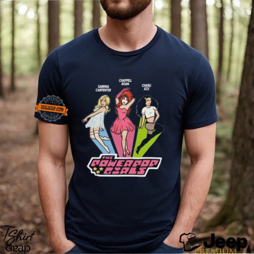 Sabrina Carpenter Chappell Roan Charli Xcx The Powerpop Girls T Shirt