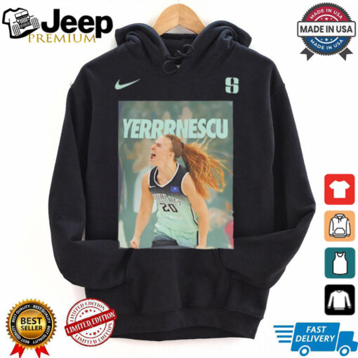 Sabrina Ionescu New York Liberty Yerrrnescu photo shirt