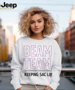 Sacramento Kings Basketball Beam Team Light The Beam T Shirt