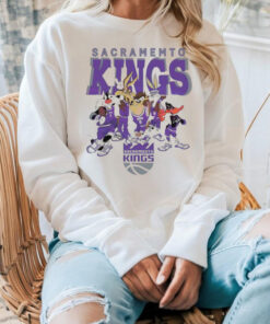 Sacramento Kings Looney Tunes characters NBA basketball shirt