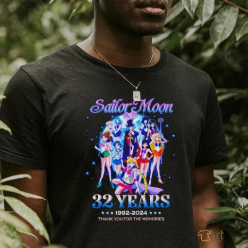 Sailor Moon 32 years 1992 2024 thank you for the memories shirt