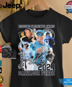 Salvador Perez 2024 Roberto Clemente Award Shirt