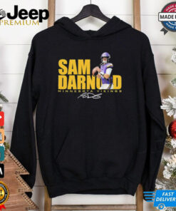 Sam Darnold No. 14 Minnesota Vikings signature shirt