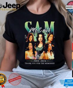 Sam McCall 2003 2024 Thank You For The Memories T Shirt