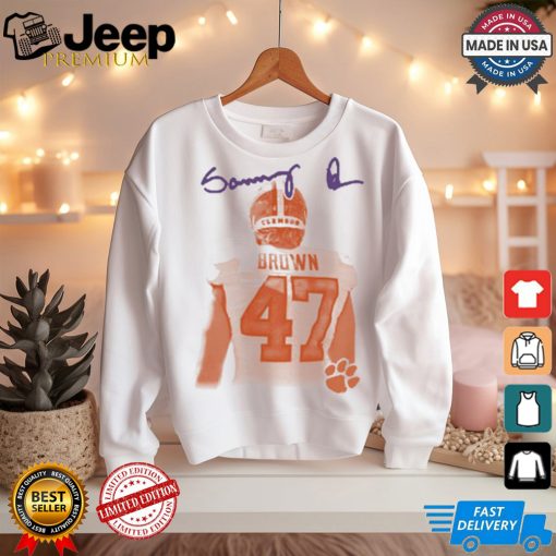 Sammy Brown Clemson Tigers Spotlight Signature t shirt