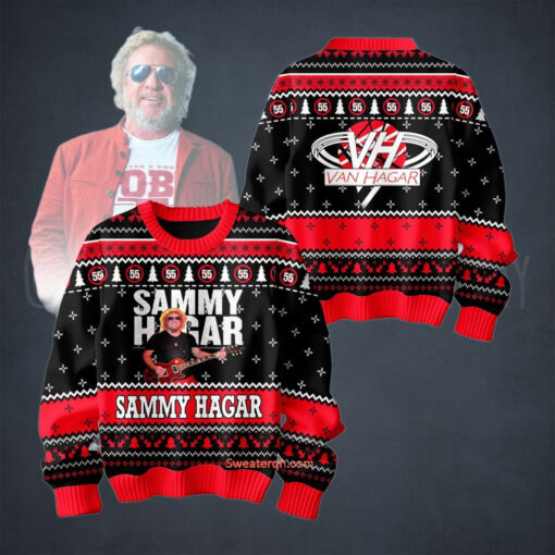 Sammy Hagar Van Hagar Christmas Ugly Sweater