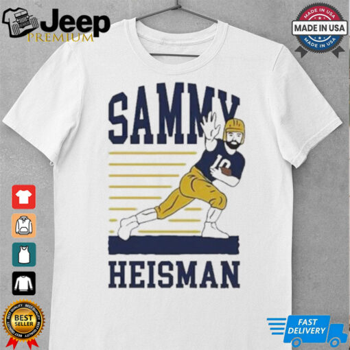 Sammy Heisman Sam Hartman Notre Dame Football shirt