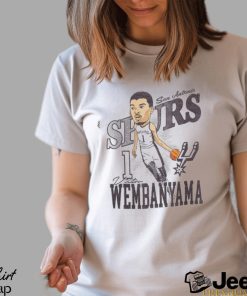 San Antonio Spurs Victor Wembanyama Caricature T Shirt