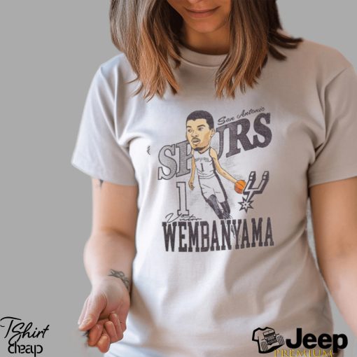 San Antonio Spurs Victor Wembanyama Caricature T Shirt