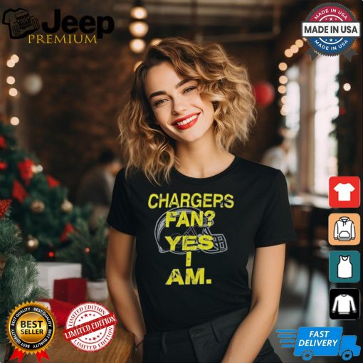 San Diego Chargers, Chargers Fan, Yes I Am T Shirt