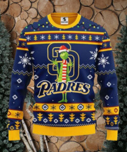 San Diego Padres Christmas Sweater Grinch Holiday