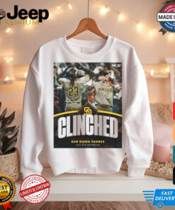 San Diego Padres Clinched 2024 MLB Postseason Poster t shirt