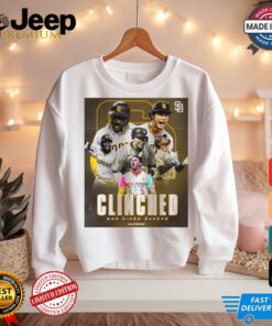 San Diego Padres Clinched A Postseason Ending Triple Play Poster t shirt