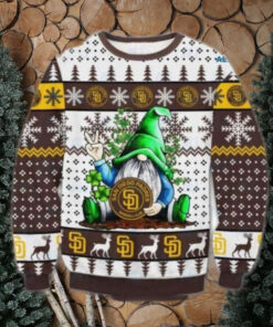 San Diego Padres Gnome Christmas Sweater Peaceful