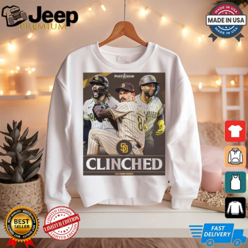 San Diego Padres Have Clinched Postseason 2024 Poster t shirt