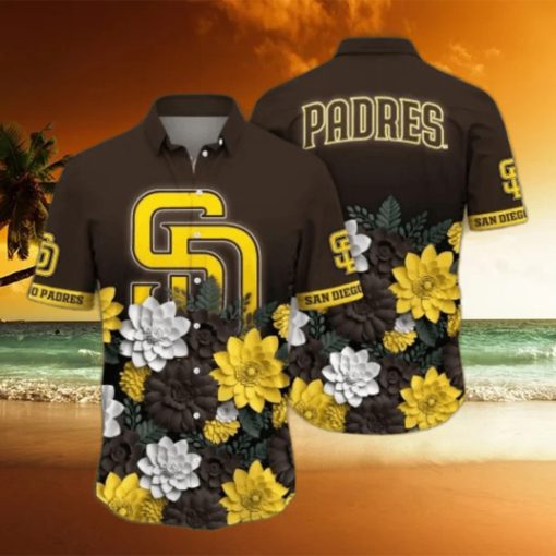 San Diego Padres MLB Flower Hawaii Shirt And Tshirt For Fans