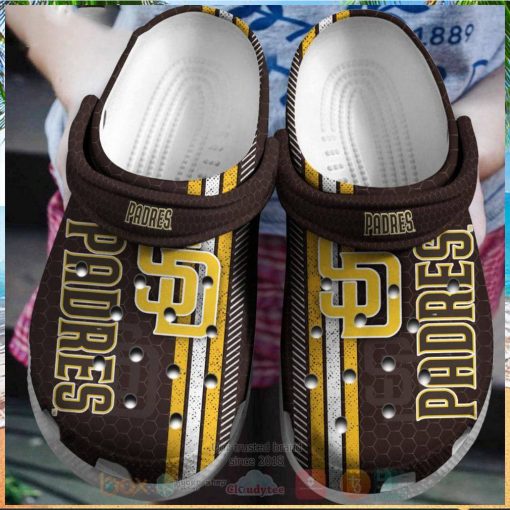 San Diego Padres Mlb Crocs Clog Shoes
