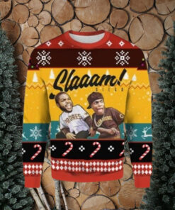 San Diego Padres Ugly Christmas Sweater Slam Diego Players