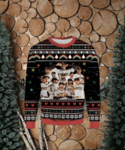 San Diego Padres Ugly Sweater Team Players Christmas