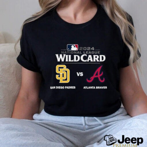 San Diego Padres Vs Atlanta Braves 2024 MLB National League Wild Card Shirt