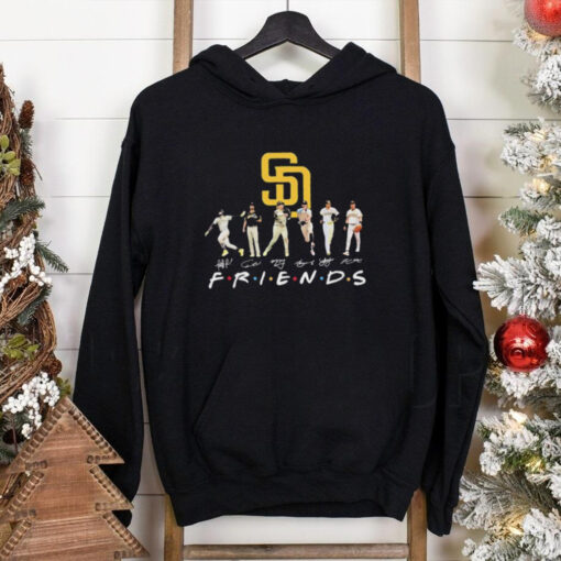 San Diego Padres ace pose Friends signatures shirt