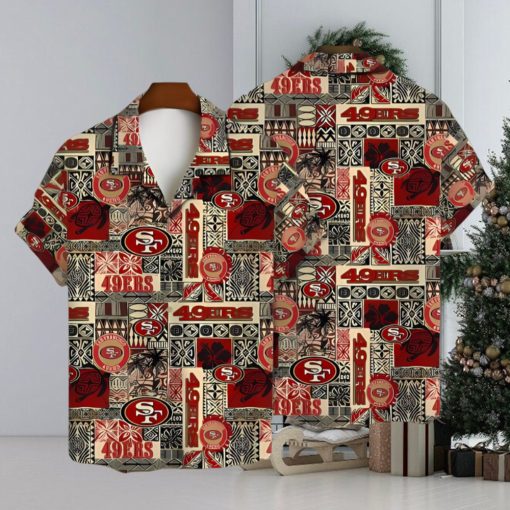 San Francisco 49Ers Hawaiian Aop Shirt Limited