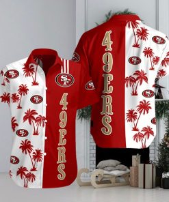 San Francisco 49ers Button Hawaiian Shirts Football Vintage
