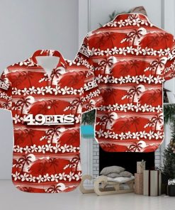 San Francisco 49ers Coconut Trees NFL Gift For Fan Hawaii Shirt