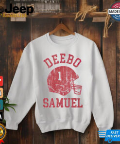 San Francisco 49ers Deebo Samuel helmet shirt