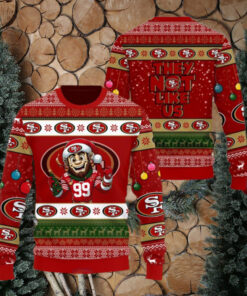 San Francisco 49ers Football NCAA Ugly Christmas Sweaters