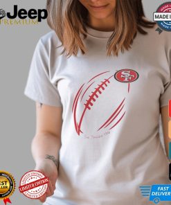 San Francisco 49ers G III 4Her by Carl Banks Subtle Football Fitted T Shirt