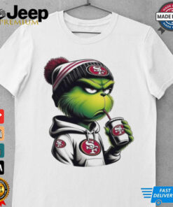 San Francisco 49ers Grinch coffee current mood shirt