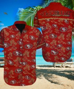 San Francisco 49ers Hawaiian Shirt Island Pattern Summer Beach Gift