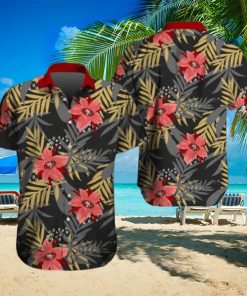 San Francisco 49ers Hawaiian Tracksuit Floral Outfits Button Shirt Beach Shorts