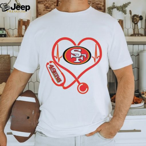 San Francisco 49ers Heart Stethoscope Shirt