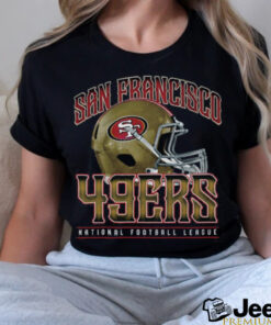 San Francisco 49ers Helmet Garment Dyed Heavyweight T Shirt