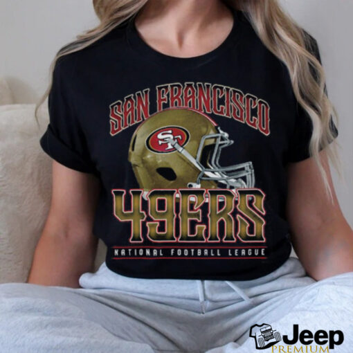 San Francisco 49ers Helmet Garment Dyed Heavyweight T Shirt