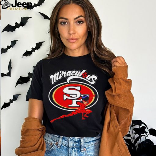 San Francisco 49ers Miraculous tales of ladybug shirt