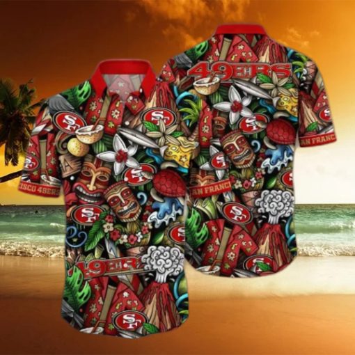 San Francisco 49ers NFL Flower Hawaii Shirt And Tshirt For Fans