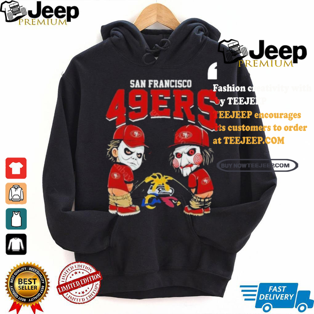 San Francisco 49ers NFL Halloween Peeing Funny Shirt