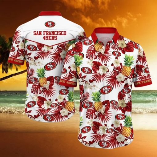 San Francisco 49ers NFL Hawaiian Shirt 3D Printed Tropical Pattern Graphic Hawaii Shirt For Fan Ever