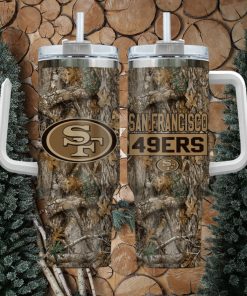 San Francisco 49ers NFL Hunting Tumbler Stanley Tumbler 40oz