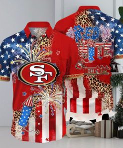 San Francisco 49ers NFL Independence Day Full Printing Hawaiian Shirt