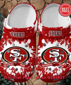 San Francisco 49ers NFL New For This Season Trending Crocs Clogs Shoes