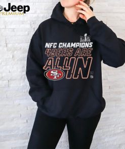 San Francisco 49ers Nike Toddler 2023 NFC Champions Locker Room Trophy Collection shirt