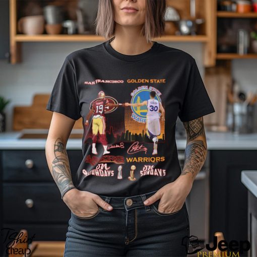 San Francisco 49ers On Saturdays And Golden State Warriors On Sundays T Shirt