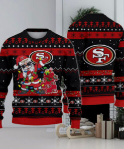 San Francisco 49ers Santa Claus Ugly Christmas Sweater