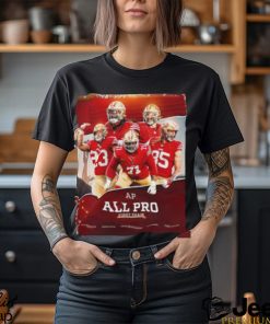 San Francisco 49ers Season 2023 NFL Associated Press All Pro First Team Poster Unisex T Shirt