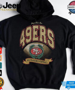 San Francisco 49ers Stoney Clover Lane x '47 Black Glitter Rocker Retro Tubular T Shirt